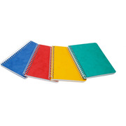 BÜROLINE Spiral notebook 7,6×11,1cm 540203 plaid white 