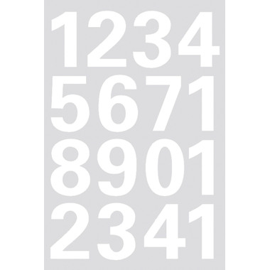 HERMA Etichette numeri 25mm 4170 bianco, 1-9