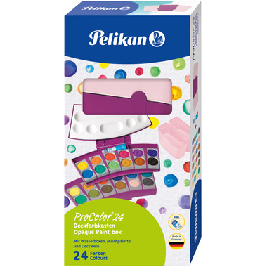 PELIKAN Boîte de couleur ProColor 701211 Beere/Rosa 24 couleurs