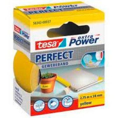 TESA Extra Power Perfect 2.75mx19mm 563410003 Ruban texitl. jaune