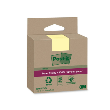 POST-IT SuperSticky 76x76mm yellow