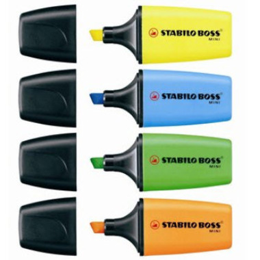 STABILO Boss Mini Box Marker 07/04-01 4 colori ass.