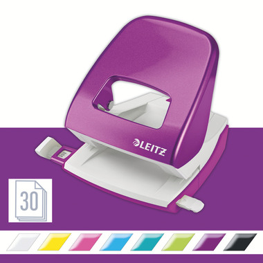 LEITZ Perforateur/Agrafeuse WOW 5095-10-62 violet, Bundle
