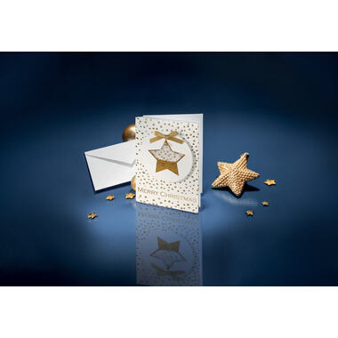 SIGEL Cartolina Natale/Busta A6/A5 DS059 220+100g 10+10 pezzi