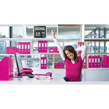 LEITZ Classif. ad anneli WOW A4 42410023 pink