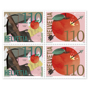 Set of blocks of four «EUROPA - Stories and Myths» Set of blocks of four (4 stamps, postage value CHF 4.40), gummed, mint