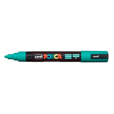 UNI-BALL Posca Marker 1,8-2,5mm PC5MEMERALDG smaragdgrün, Rundspitze