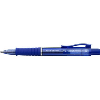FABER-CASTELL Stylo à bille Poly Ball View 145751 Admiral blue XB