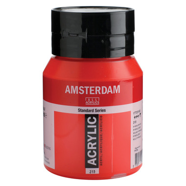 AMSTERDAM Peinture acrylique 500ml 17723152 pyrrolerouge 315