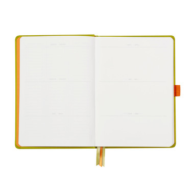 RHODIA Goalbook Carnet A5 118575C Hardcover vert anis 240 f.