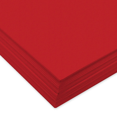 URSUS Carta per disegno a colori A4 2174621 130g, rosso 100 fogli