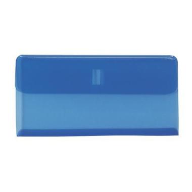 BIELLA Clip transperant 273602.05 blue, bag with 25 pcs.