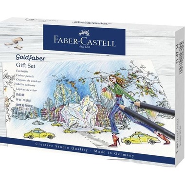 FABER-CASTELL Goldfaber Farbstift 114714 Set, ass. 21 Stück