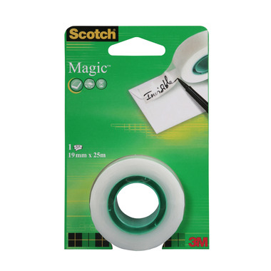 SCOTCH Magic Tape 810 19mmx25m 8-1925R trasparente, refill