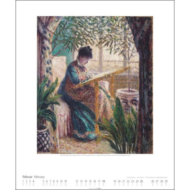WEINGARTEN Wandkalender Claude Monet 2955900 DE, 46x55cm 2024