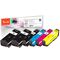 Peach Spar Pack Plus Tintenpatronen HY kompatibel zu Epson No. 33XL, T3357