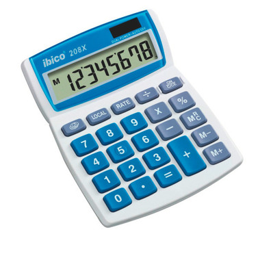 IBICO Calculatrice 208X IB410062 8 cifre