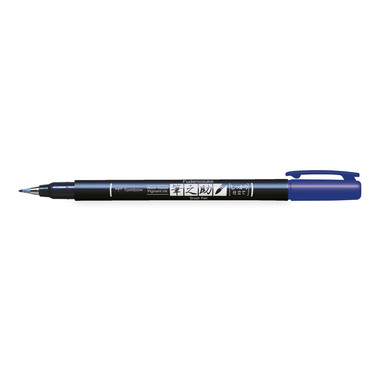 TOMBOW Kalligraphie Stift Hard WS-BH15 Fudenosuke, blau