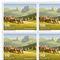 Timbres CHF 1.10 «Parc naturel Gantrisch», Feuille de 10 timbres Feuille «Parcs suisses» de CHF 1.10, autocollant, non oblitéré