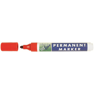 BÜROLINE Permanent Marker 1-4mm 222255 rouge