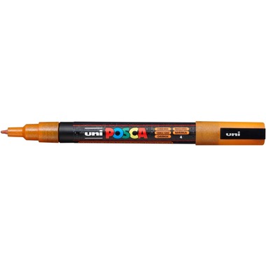 UNI-BALL Posca Marker 0.9-1.3mm PC3-ML ORANG orange pailleté