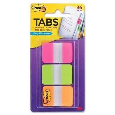 POST-IT Index Strong 25,4x38mm 686-PGOT 3-colori/3x12 tabs