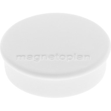 MAGNETOPLAN Aimant Discofix Hobby 24mm 1664500 blanc, env. 0.3 kg 10 pcs.