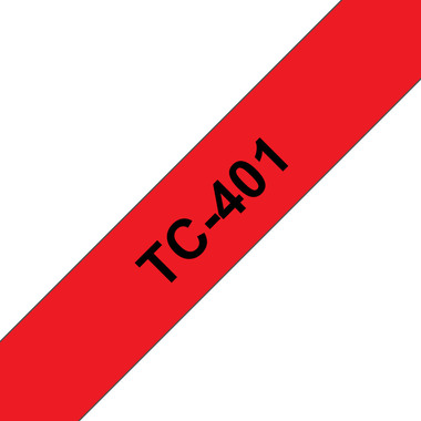 PTOUCH Nastro, plastific. nero/rosso TC-401 PT-3000 12 mm
