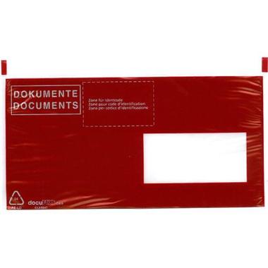 BÜROLINE Pochette courier C6 / 5 306252 noire / rouge 250 pcs.