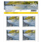 Timbres CHF 1.80 «Rhin», Feuille de 10 timbres Feuille «Paysages fluviaux suisses», autocollant, non oblitéré