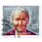 Stamp «Gertrud Kurz 1890–1972» Single stamp of CHF 1.10, gummed, cancelled