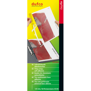 DUFCO Easyfix strips 50004.006 autocollantes, 125mm, 48pc