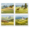 Timbres Série «Parcs suisses» Série (4 timbres, valeur d'affranchissement CHF 4.00), autocollant, non oblitéré