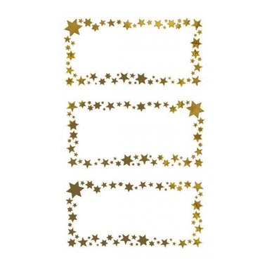 Z-DESIGN Glimmerstaub Sterne 52622 gold 2 Stück