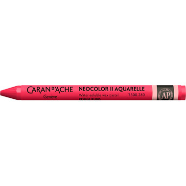 CARAN D'ACHE Crayons de cire Neocolor II 7500.280 rouge rubis