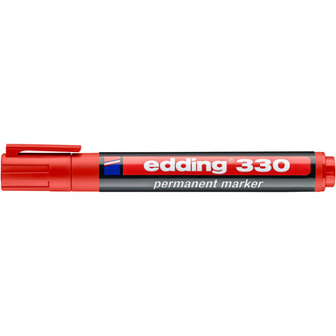 EDDING Permanent Marker 330 1-5mm 330-002 rosso