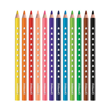 PELIKAN Crayons de couleur Silverino 700627 12 couleurs