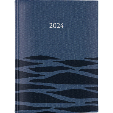 AURORA Agenda BUSINESS 2024 2912 1S/2P, ass. ML 17.5x22.5cm