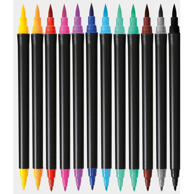 I AM CREATIVE Dual Brush Pencils 4005.66 wasserbasis, 12 pcs.
