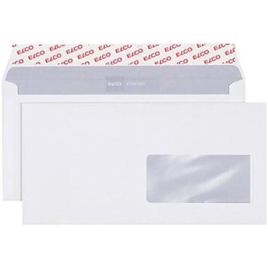 Briefumschläge Mit Fenster C5 80 gm Weiß Selbstklebend 500 Stück Elco 